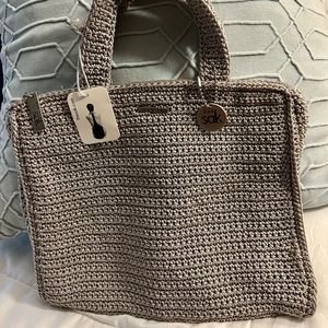 NWT The Sak Crocheted zipper bag